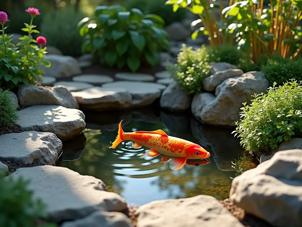 Bí Quyết Thiết Kế Hồ Cá Koi Mini Hài Hòa Với Không Gian Sống