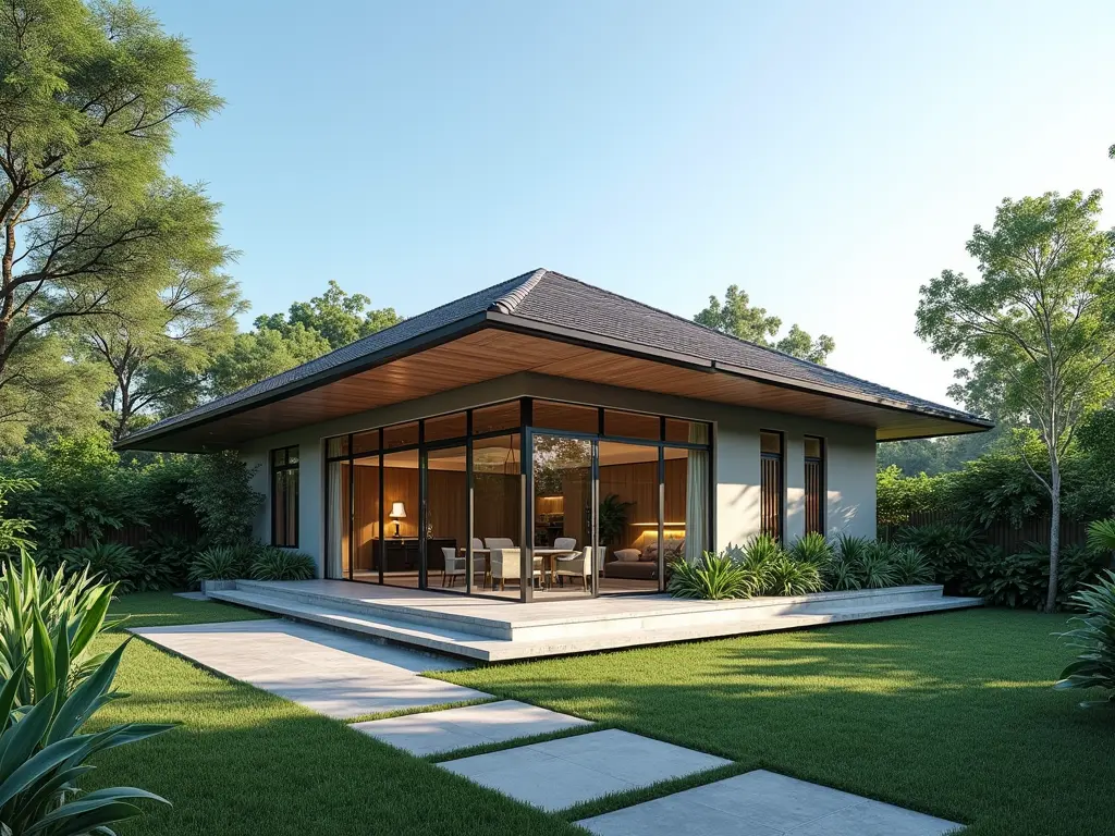 Kiến trúc và thiết kế độc đáo của nhà cấp 4 mái thái
